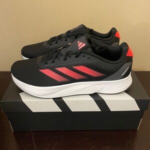 Adidas Duramo SL Mens Running Shoes Core Black Solar Red Grey Six IF7869 Size 12